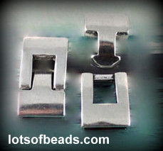 Silver Buckle leather band clasp